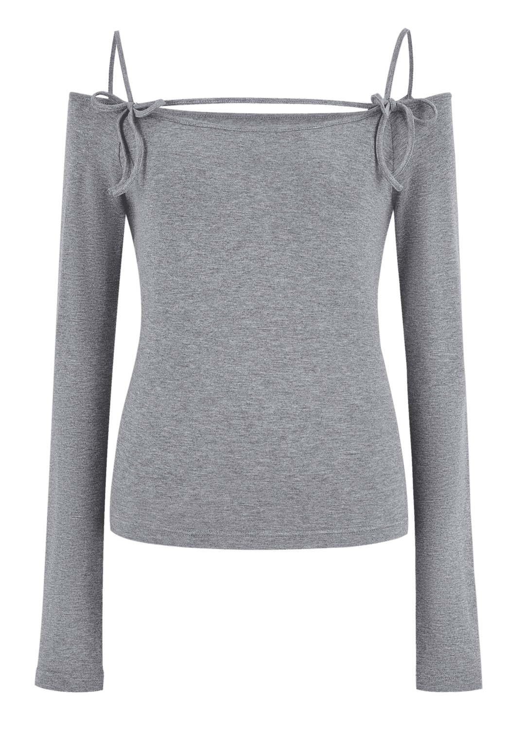 Ribbon off shoulder tee