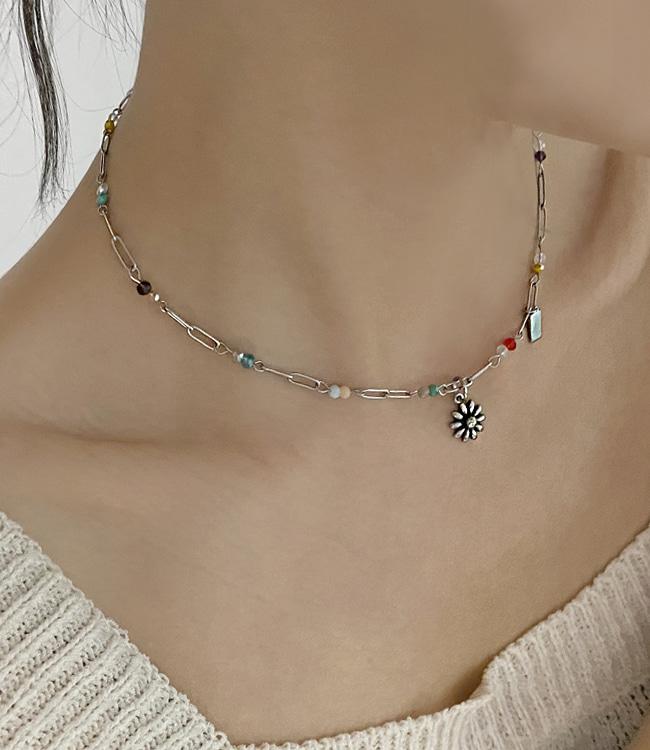 ss_Beads flower necklace