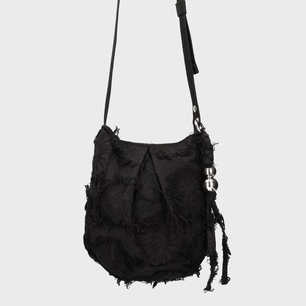 (7/26 예약배송) BUDDY BAG FEATHER BLACK
