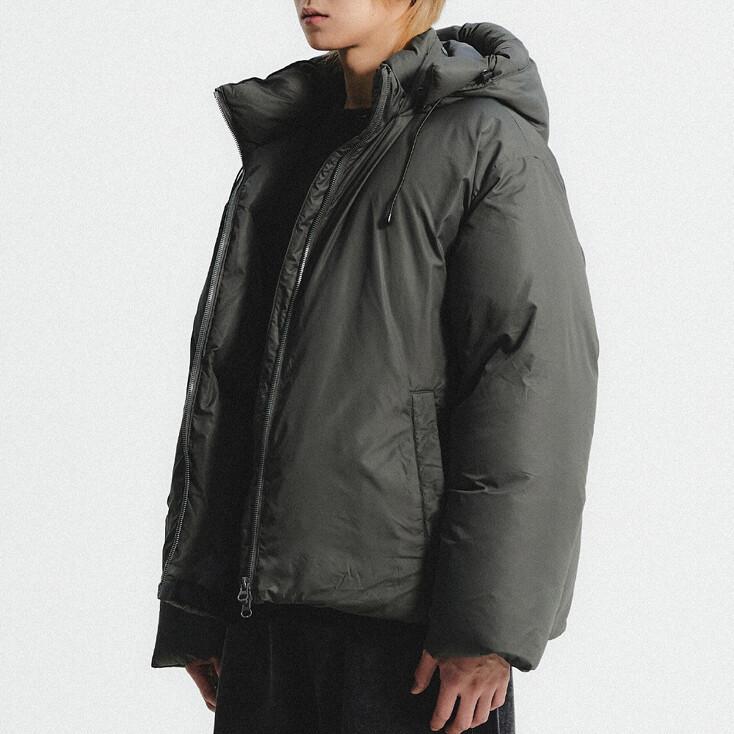 SHORT PUFFER JACKET (KHAKI)