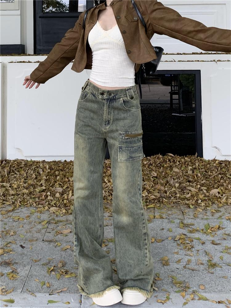 와일드 캐주얼 청바지