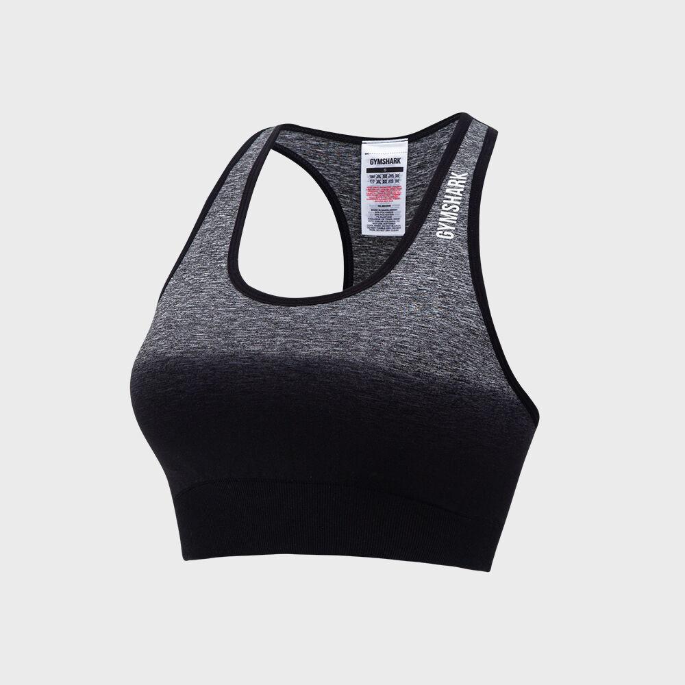 [GYMSHARK] 짐샤크 옴브레 심리스 스포츠브라 - GLSB5546 (BLACK)
