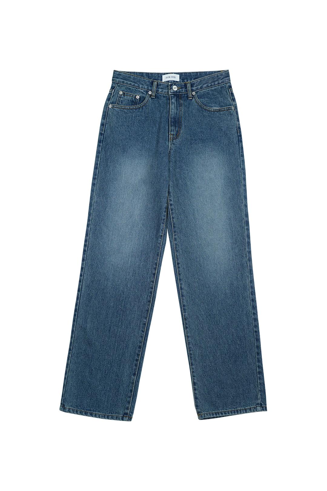 ESSENTIAL MIDDLE BLUE DENIM