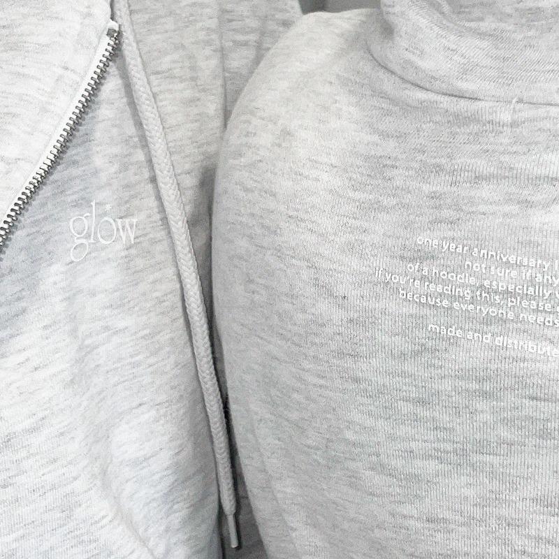 1주년 기념 집업 후드