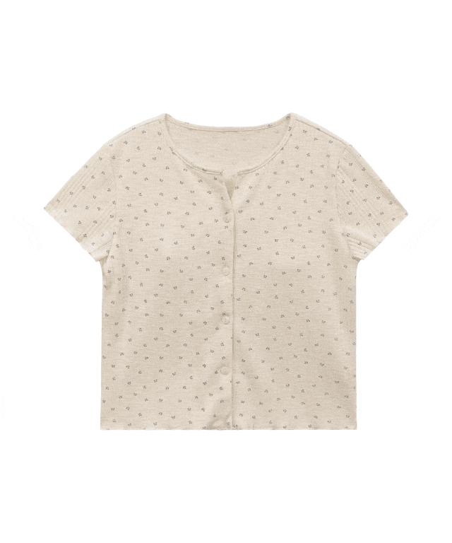 boni pajama set - ivory