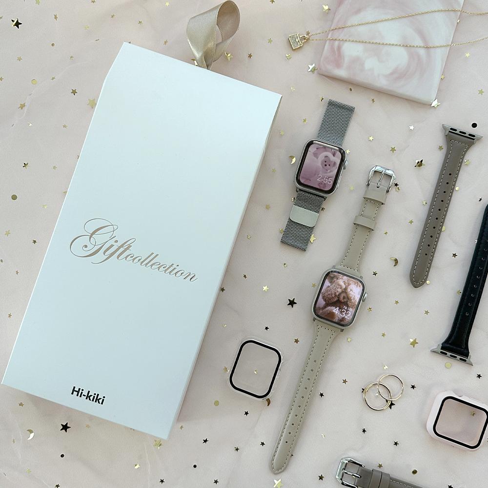 애플워치스트랩 갤럭시워치스트랩 케이스 생일 친구 연인 선물 세트