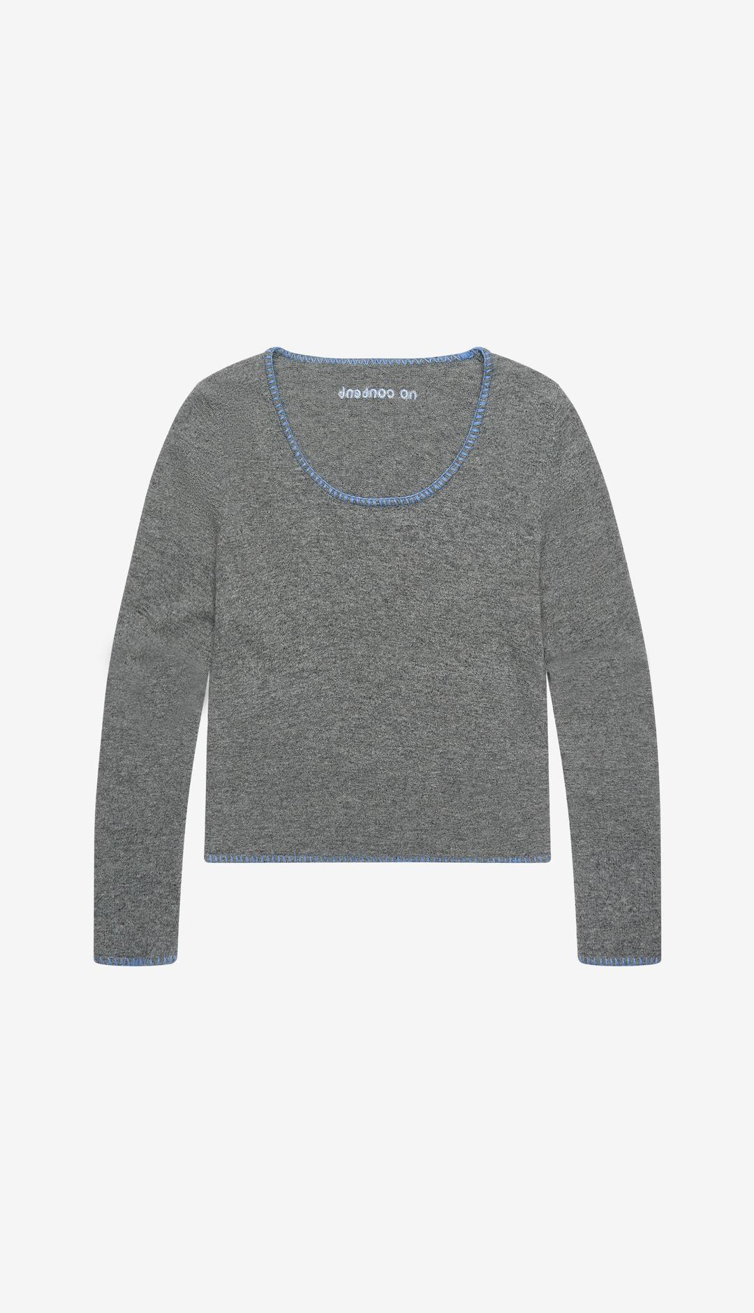 [11월 18일 예약발송]266. Stitched Knit _ Grey