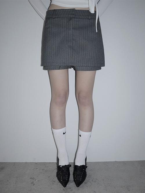 PIN SKIRT PANTS, 2color