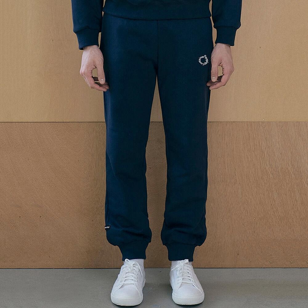 RC round logo jogger pants (navy)