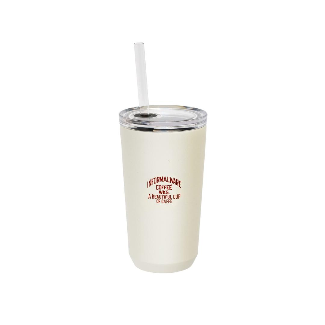 Straw To Go Tumbler - White/480ml