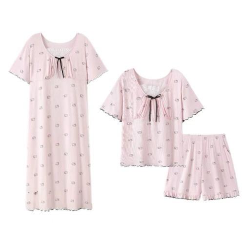 헬로키티 공주 쿨링 셔링 파자마 롱드레스