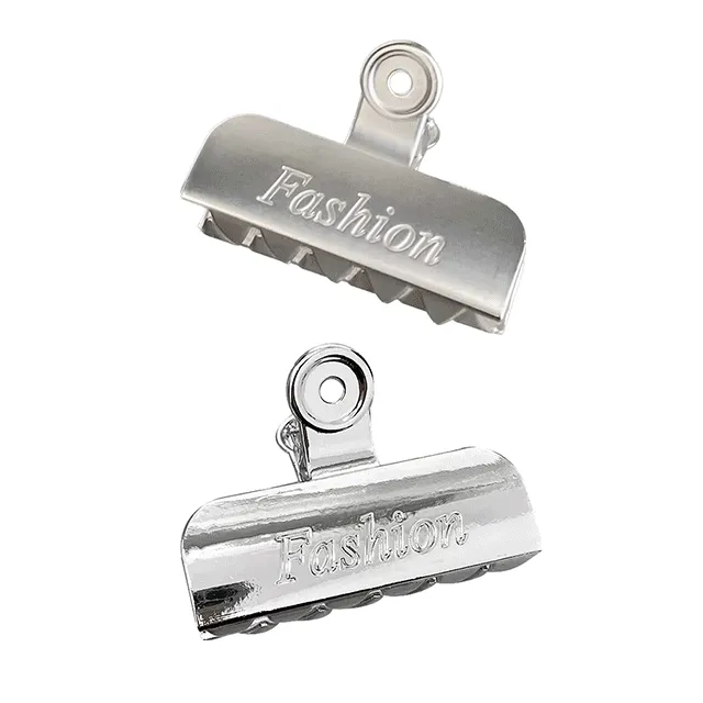 ꯁ당일출고ꯁ 서류집게 메탈 헤어 클립 집게핀 - 2color / 인싸템 y2k 키치 하이틴 레트로 유니크 힙 스트릿 특이한 실버 머리핀 친구선물