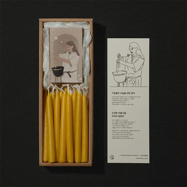 프리다 담금초 작은 초(16개) 성냥 세트