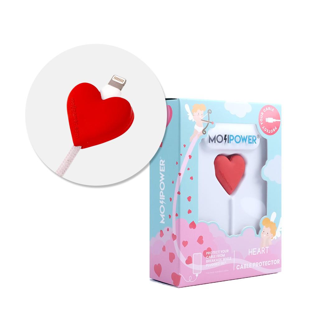 모지파워 MOJIPOWER 케이블바이트 케이블보호캡 하트