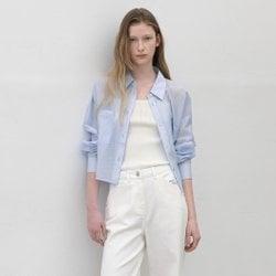 [25S/S](택가:79000원)데일리 소프트 크롭 셔츠 블라우스(BL-4134)