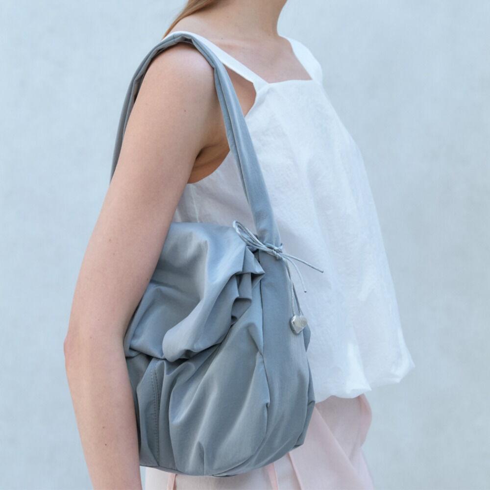 Blooming Hobo Bag_Gray