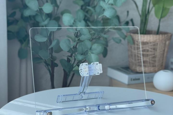 투명 아크릴 독서대 각도조절 책받침대 북스탠드 책거치대 SD103