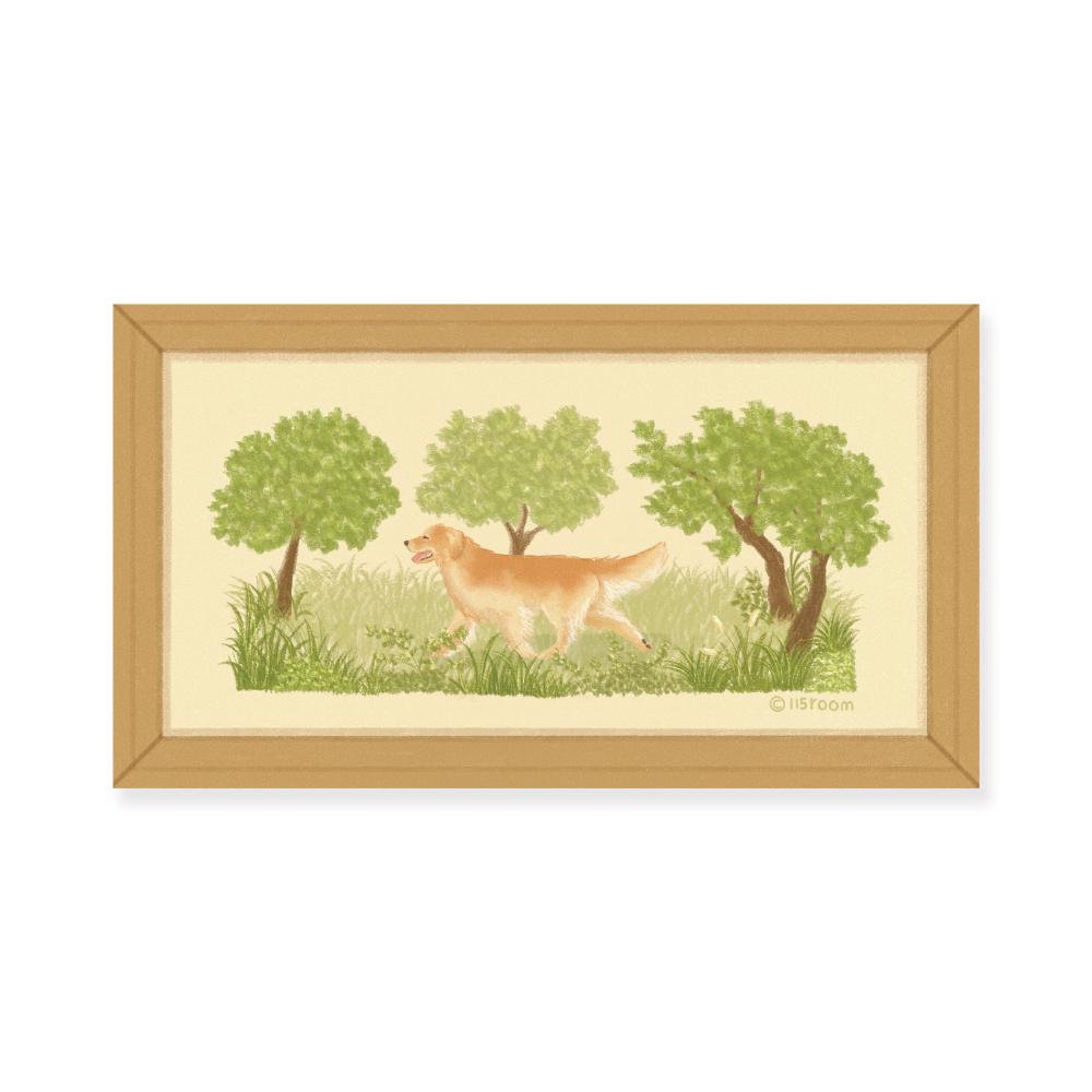 [115룸] 나의 산책 액자엽서_공원