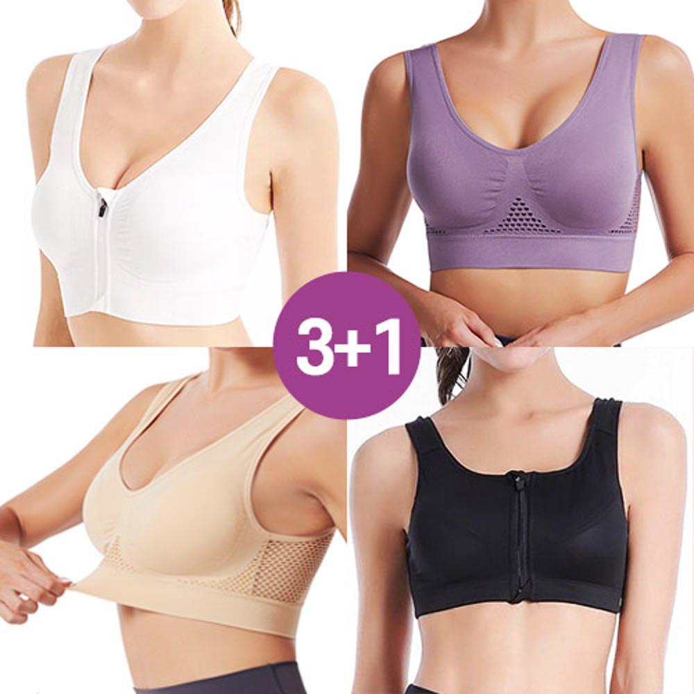 앞지퍼 스포츠브라 하이서포트 브라탑
