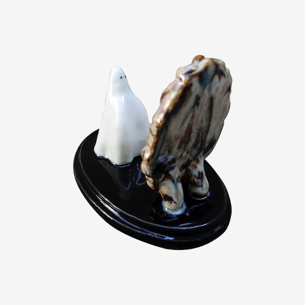 우우 스튜디오 | 거울 유령 반지걸이