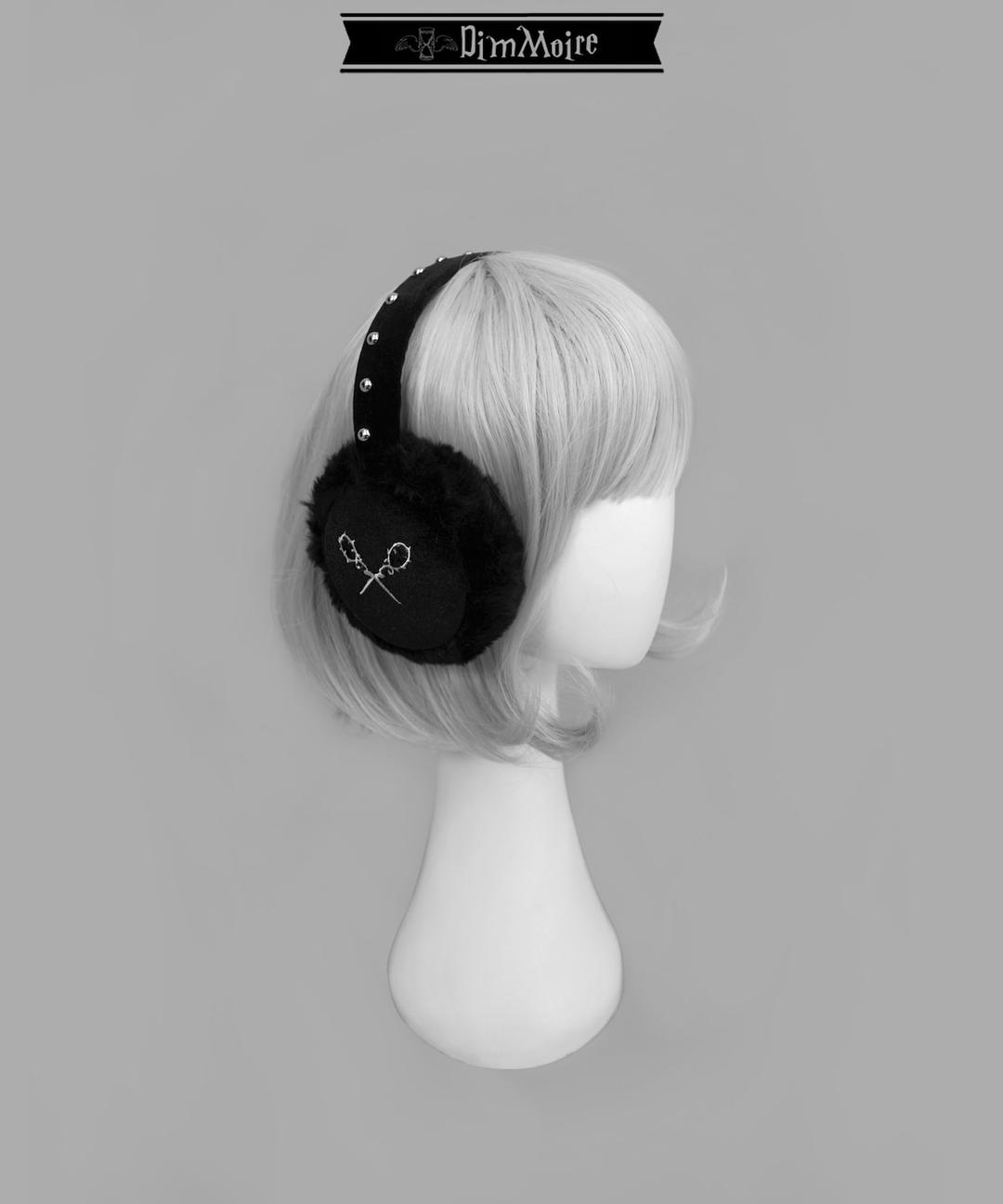 ロゴ刺繍イヤーマフ【Black】 | DimMoire