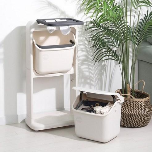 올리빙 도트 건조대 빨래바구니 2단 - 세탁/건조용품 | 쿠팡