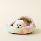 울리 오로라 라운드 강아지 방석