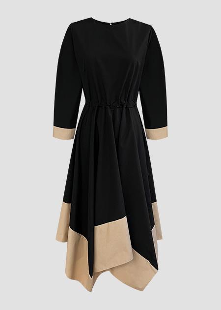 PONY ZIENNE [PONY ZIENNE 언발 배색 OPS ]