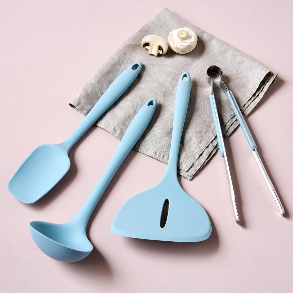 가장 많이쓰는 실속 조리도구 4P 세트 그레이블루_CK2025007