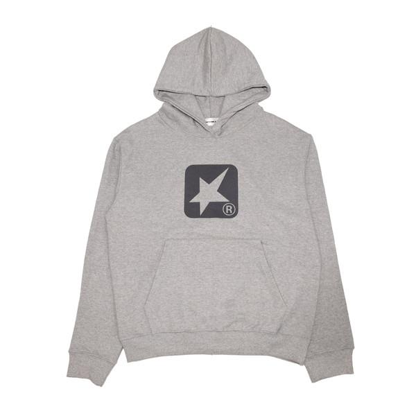SQUARE LOGO HOODIE ( GRAY )