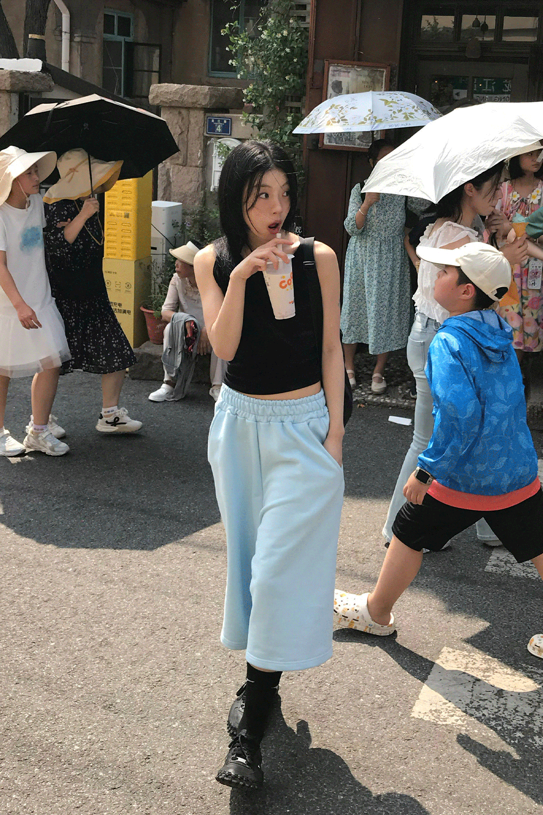 우화 ICE SWEAT BERMUDA