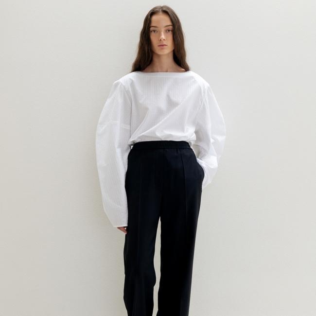 RAGLAN SHOULDER STRIPE BLOUSE