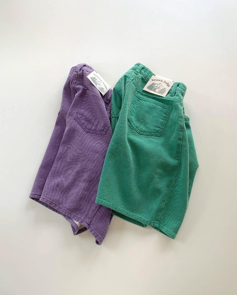 | NEW | color dying half pants