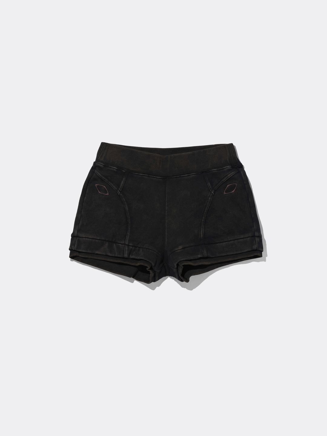 미스치프 MICRO WASHED SHORT-WASHED BLACK