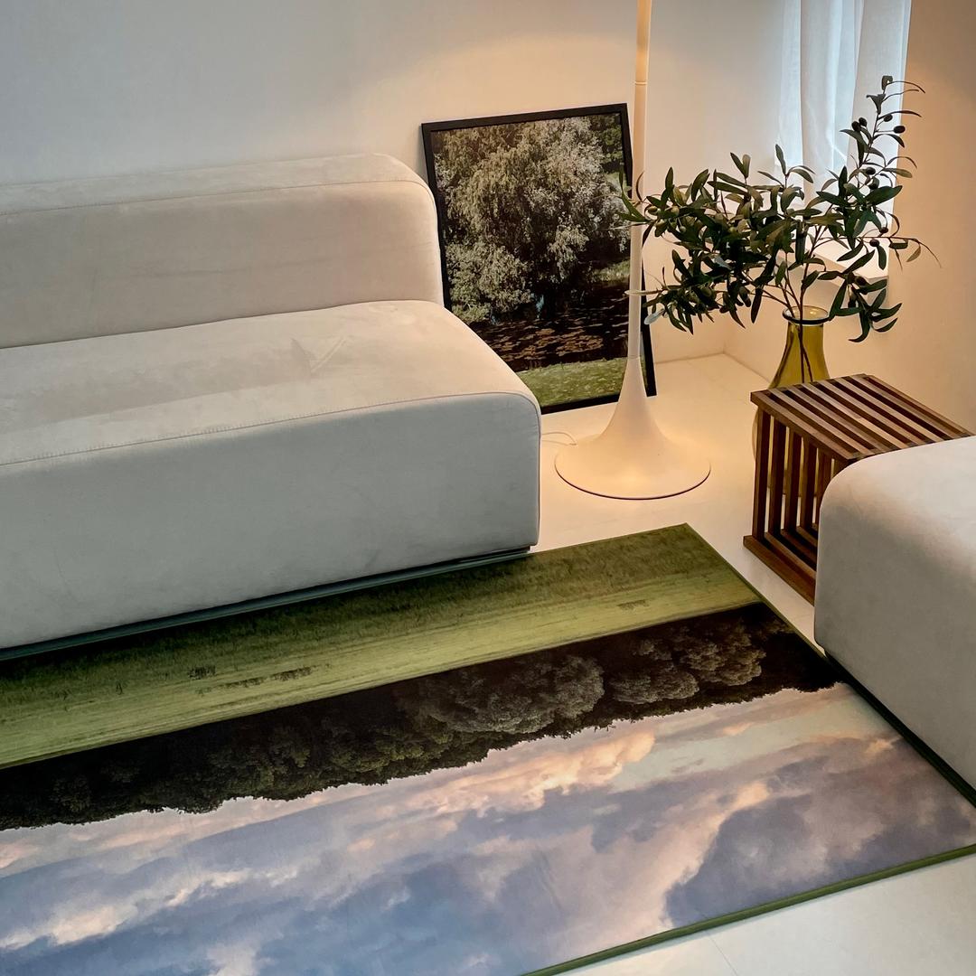 Forest 숲 극세사 러그