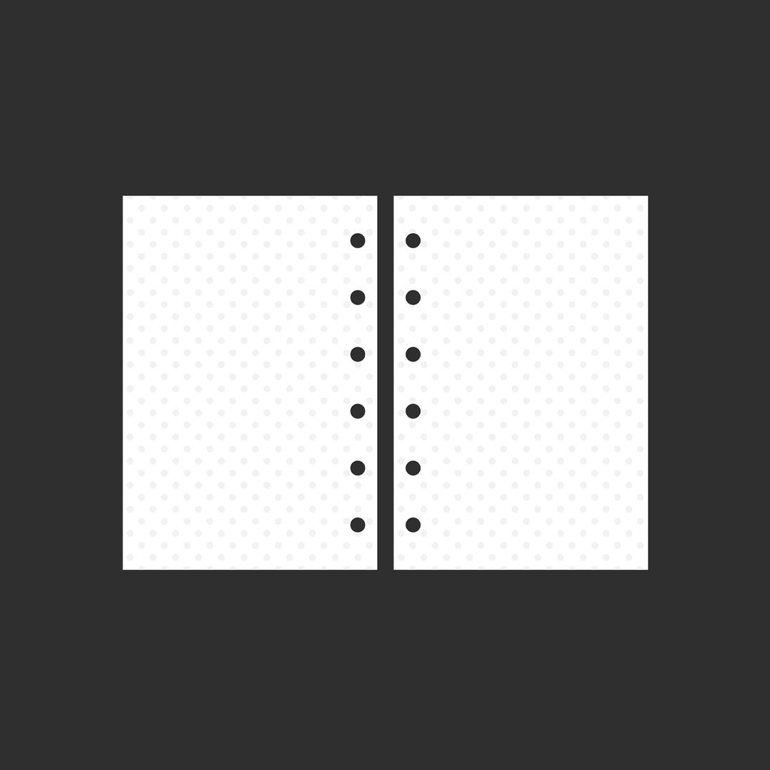 a7 inner paper dot