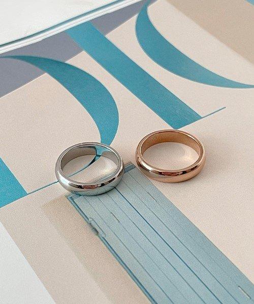 for good 기본 볼드 써지컬스틸 반지 2color