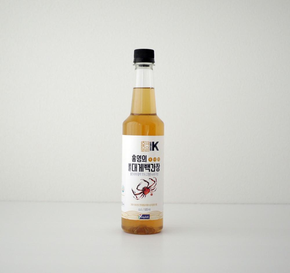 홍영의 붉은 대게 어간장 백간장 500ml 선물세트X [원산지:국산(경상북도 영덕군)]