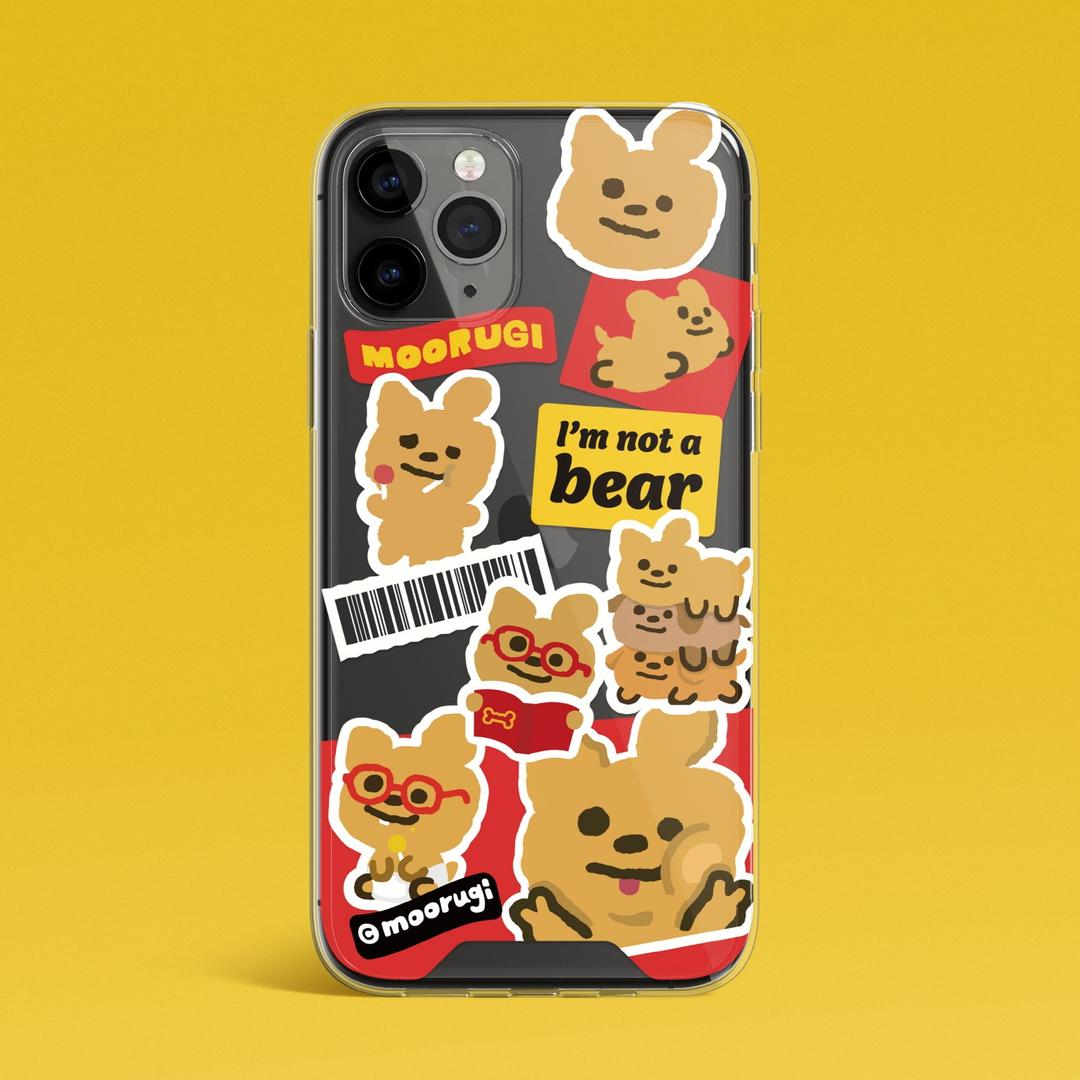 무룩이 스티커 젤하드 케이스