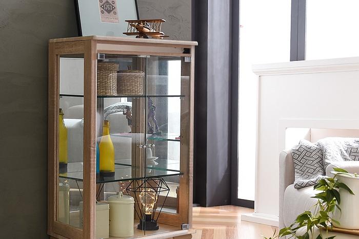 이지-프리미엄 600-3단 장식장 유리 진열장 3colors