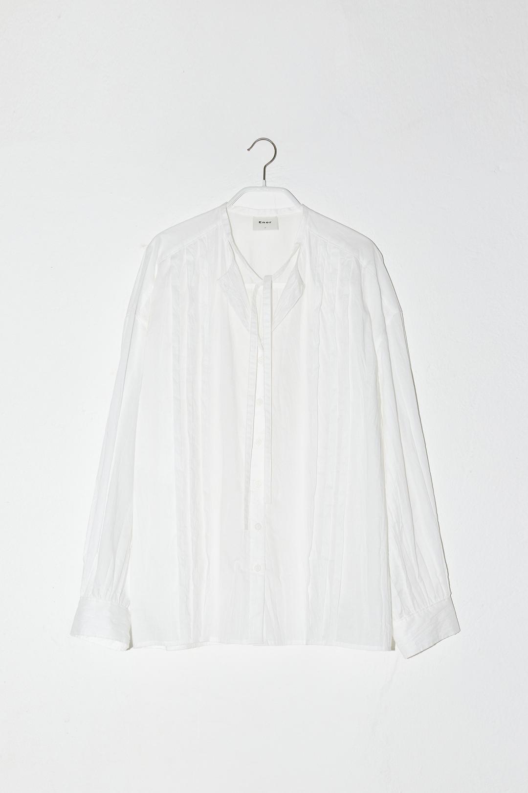 CREESE FABRIC TIE BLOUSE