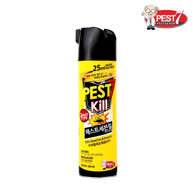 뿌리는 모기약 에어로졸 화상벌레 퇴치 모기 퇴치제 물렸을때 모기향 페스트세븐킬420ml