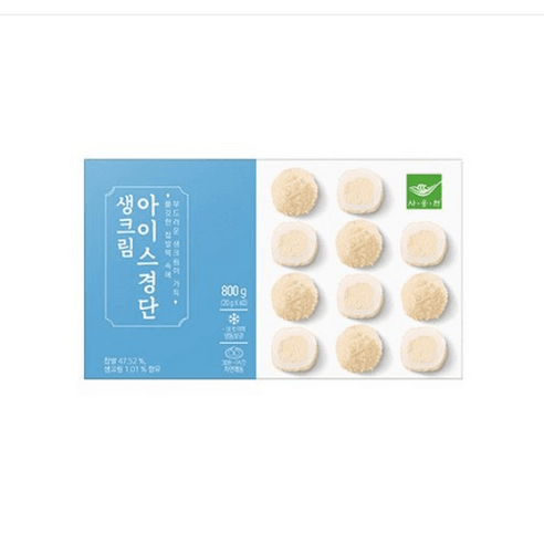 사옹원 생크림아이스경단800g, 800g, 1개