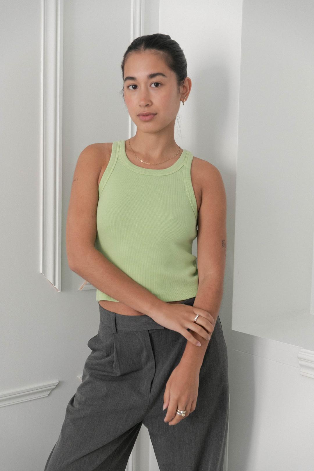 Easy-Does-It Tank - Matcha - XS / Matcha