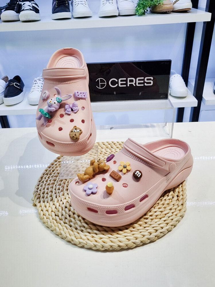 지비츠 세트 사계절 여성 실내 실외 사무실 슬리퍼(5cm) C2P22Y4NRn15CV1