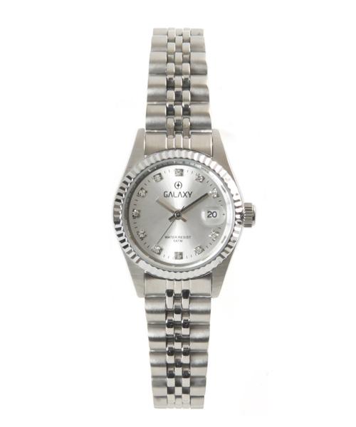 5기압 커플시계 여성 메탈손목시계 QT7013FA