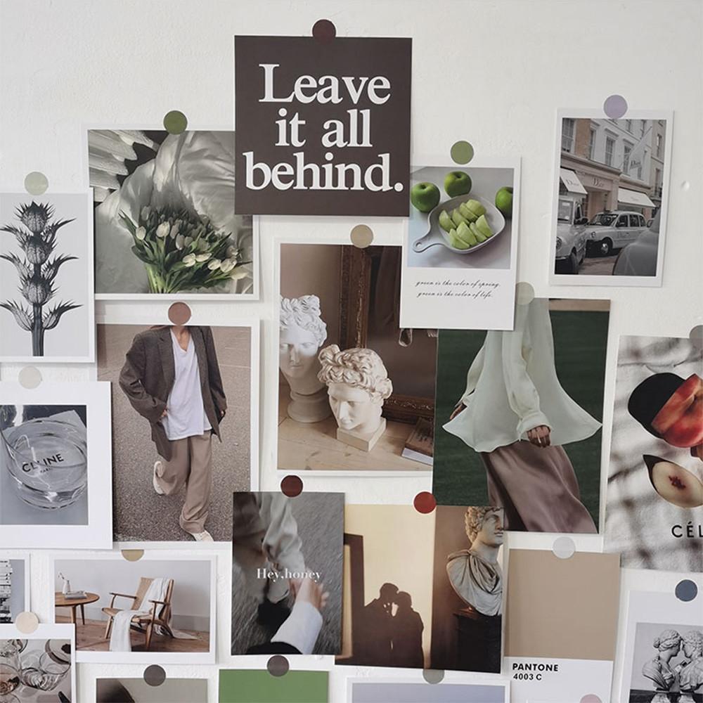 [프롬문] 인테리어 엽서 포스트 카드 촬영 페이퍼 벽 꾸미기 사진 4종