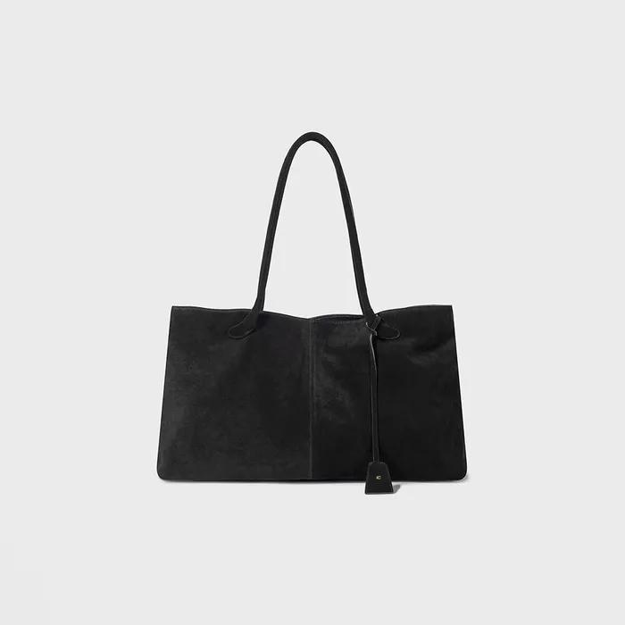 HARICOT BAG_BLACK SUEDE_LW257BA12BF
