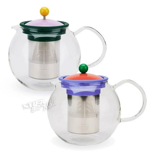 모마 보덤 아쌈 브루 티팟 MOMA BODUM ASSAM BREW TEAPOT, YELLOW/ LI..., 1개 - 티포트 | 쿠팡