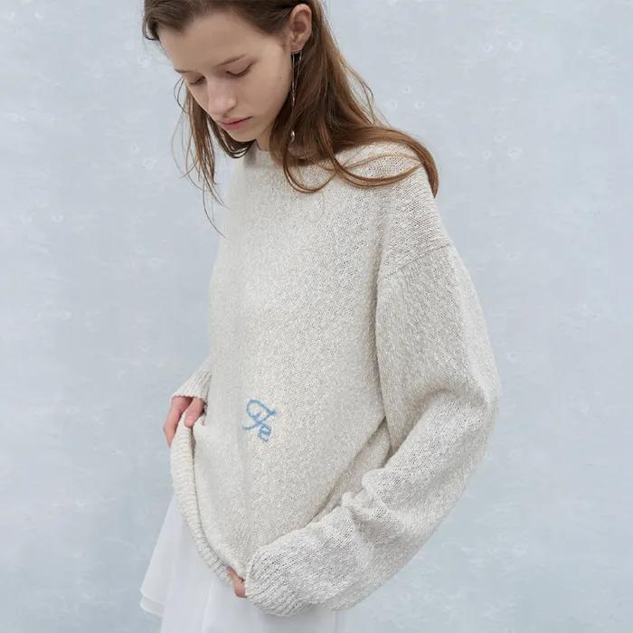 [7th] Nose overfit knit - oatmeal